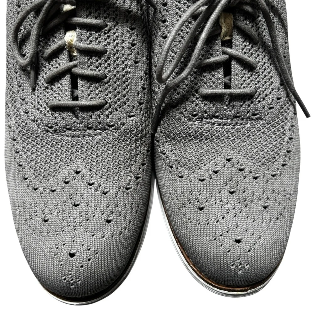 Women's Cole Haan OriginalGrand Grey Stitchlite Oxfords 9.5